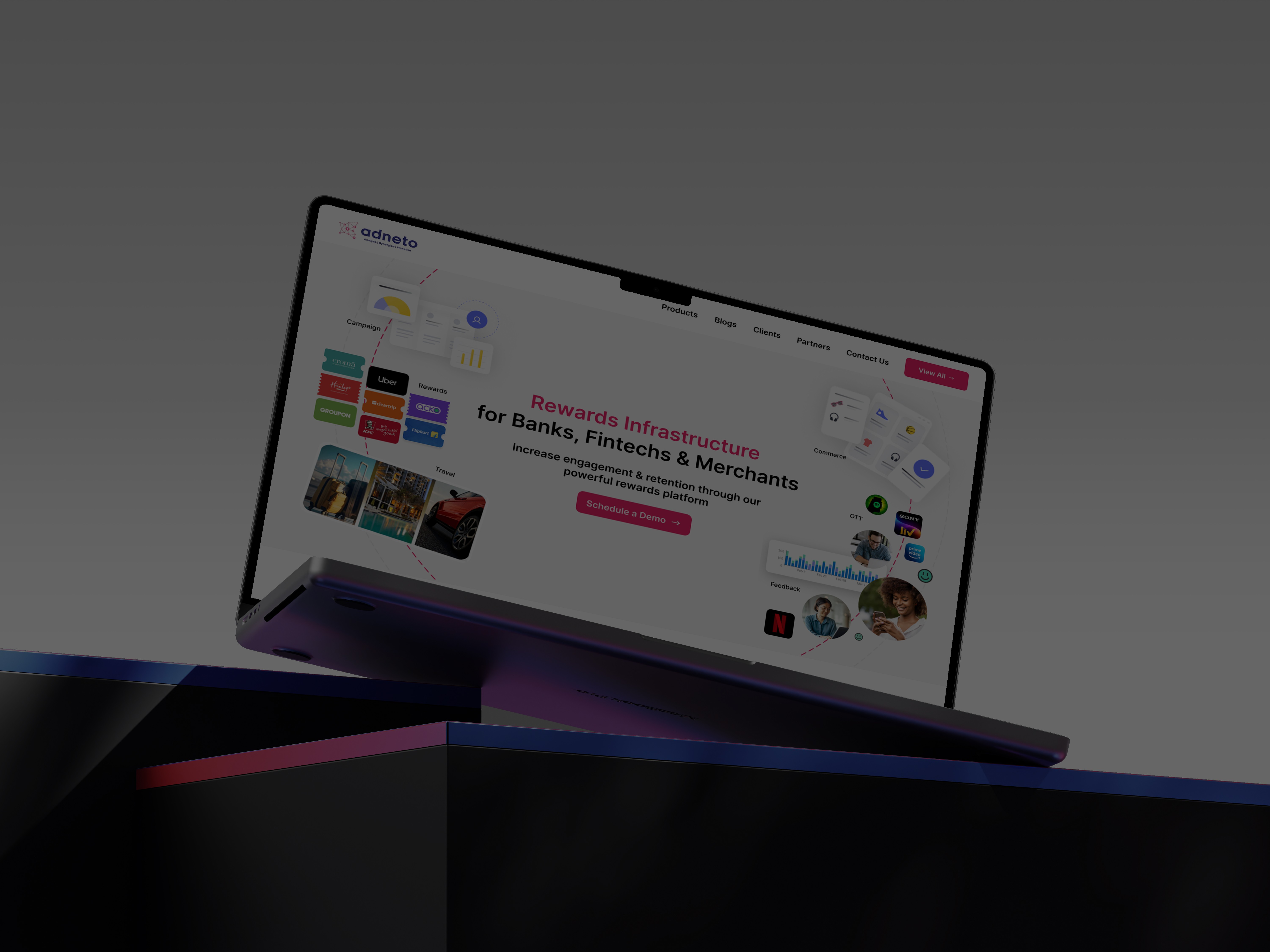 Crafting Digital Authority: The Adneto Website Showcase