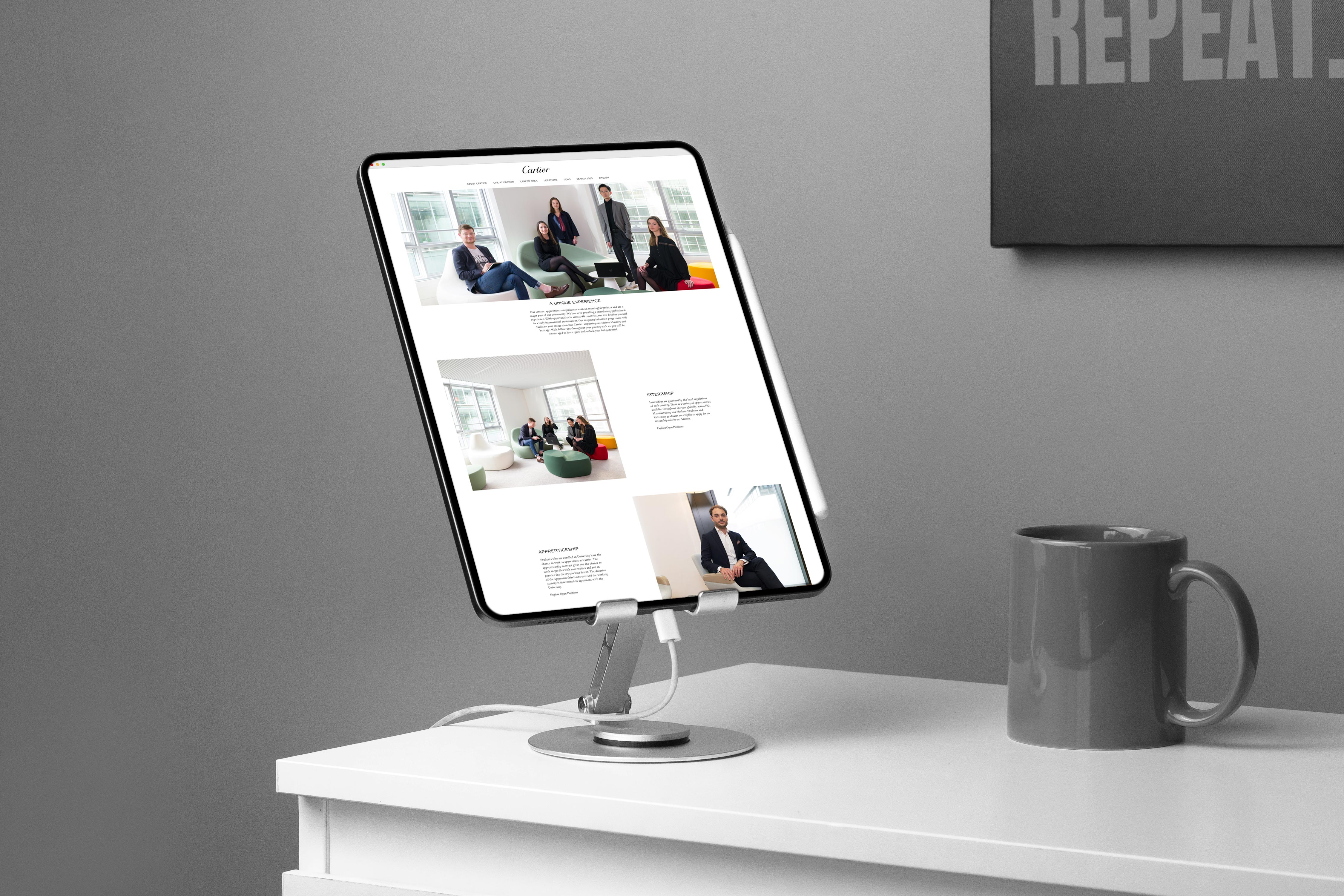 Redesigning Cartier's Career Website – Where Passion Meets Excellence