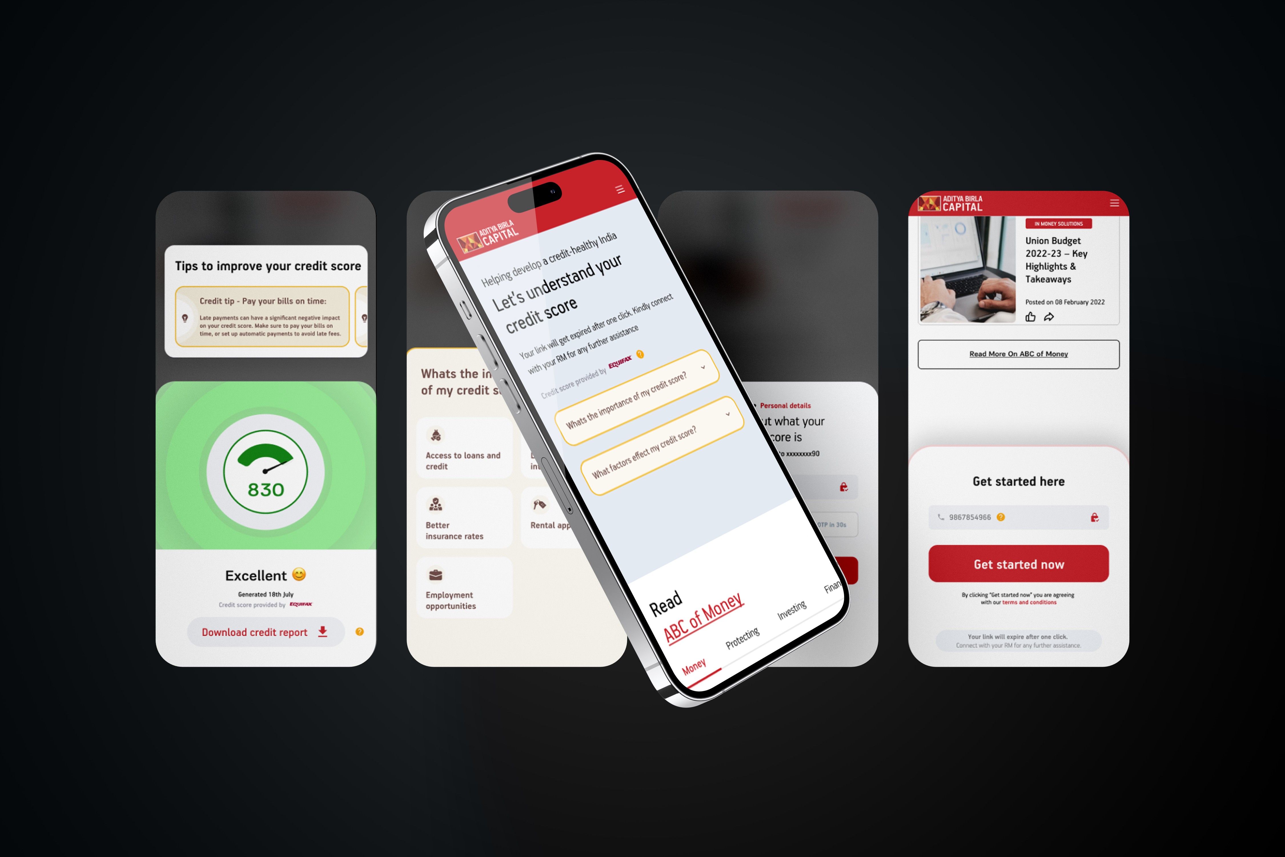Demystifying Finance: Crafting the UX for Aditya Birla Capital's Credit Score Tool