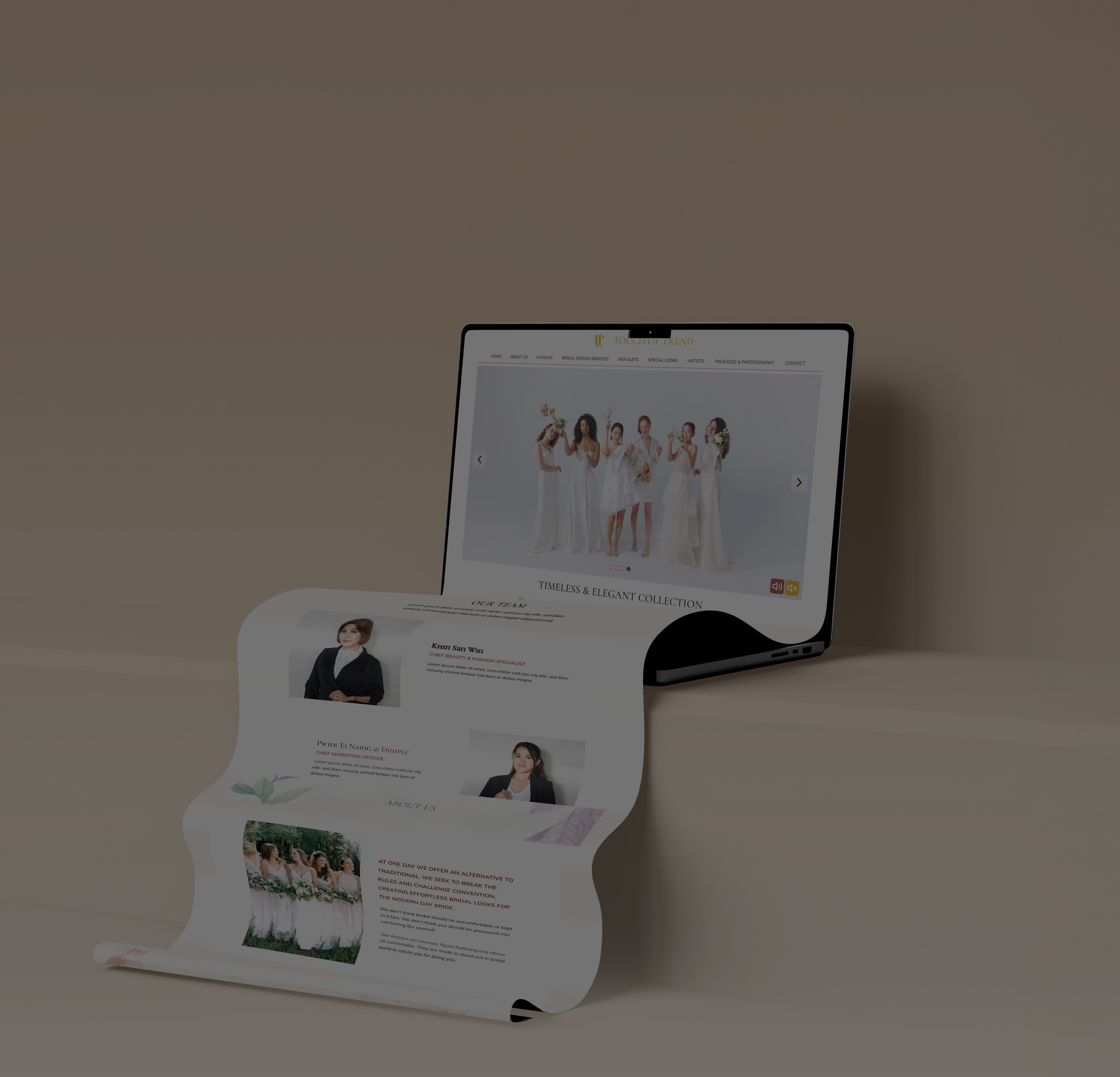 Crafting Digital Elegance: The TOT Bridal Launch Story