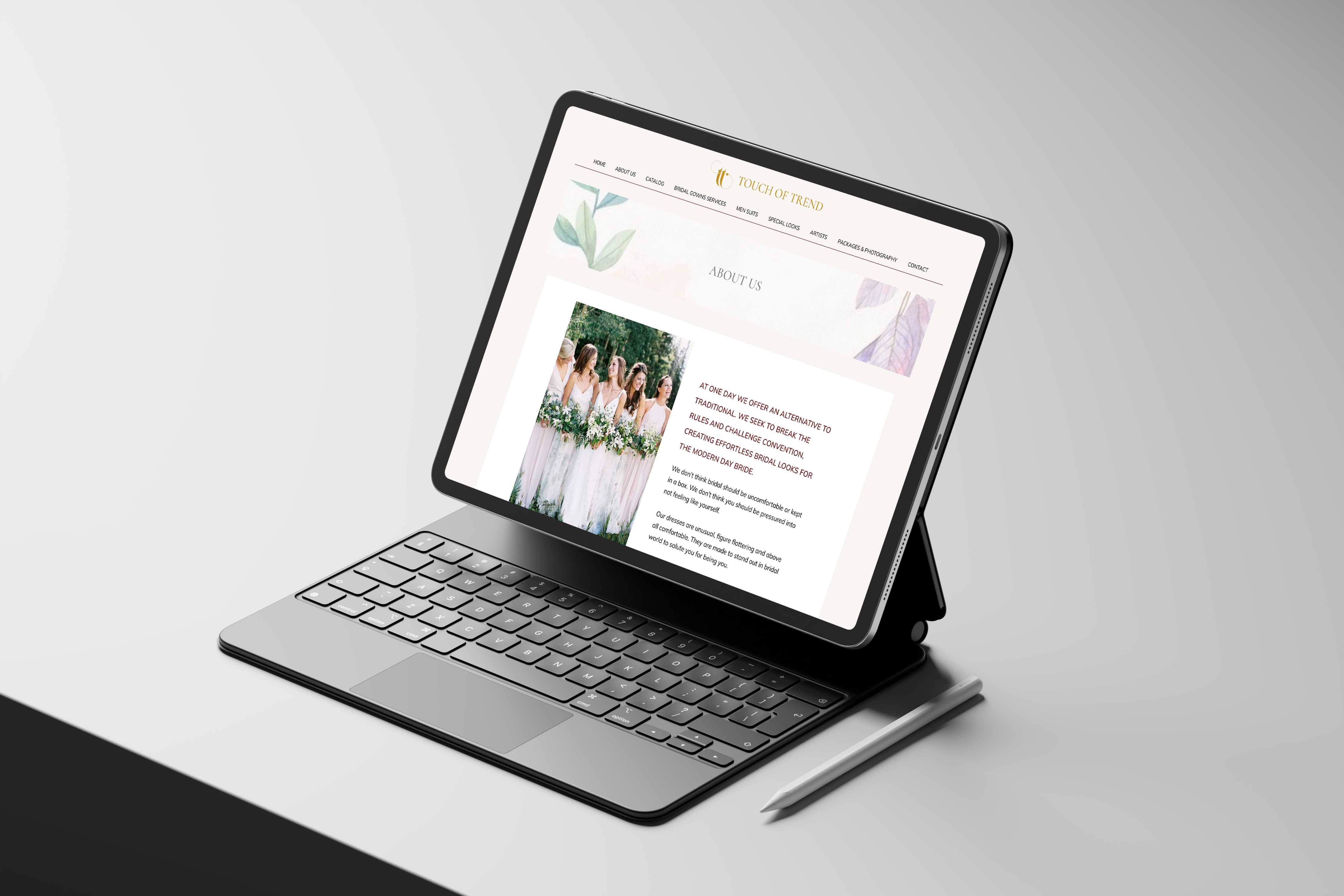 Crafting Digital Elegance: The TOT Bridal Launch Story