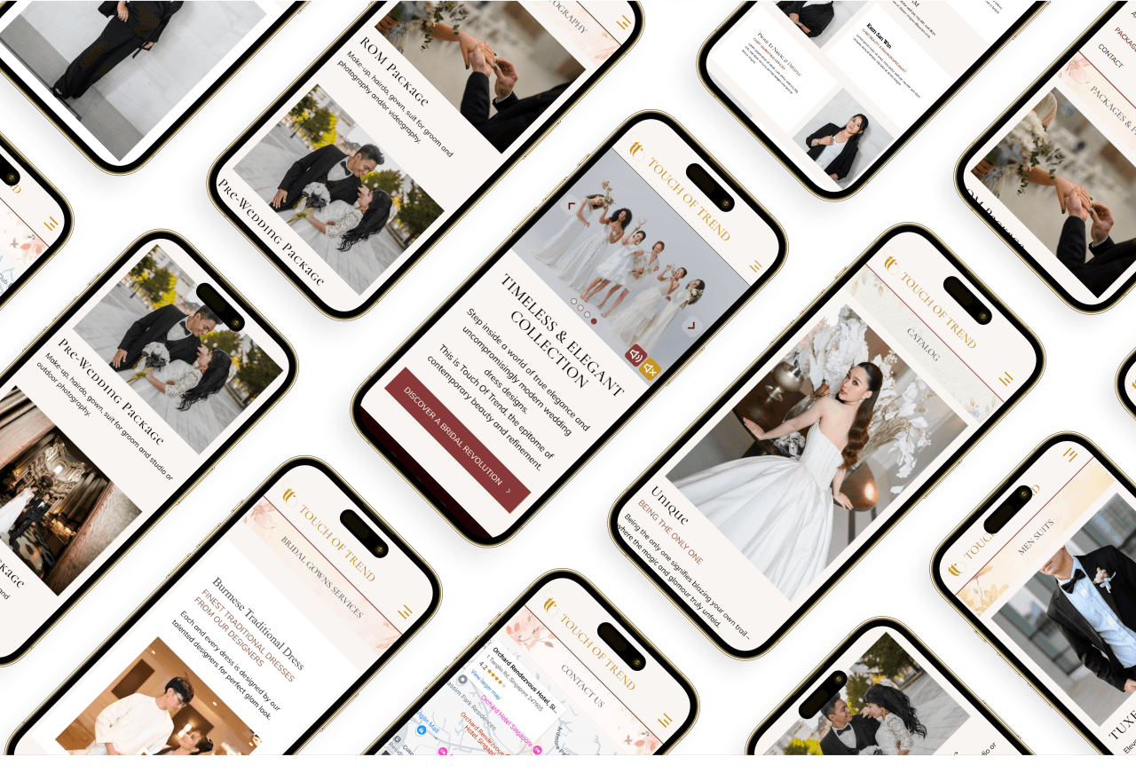 Crafting Digital Elegance: The TOT Bridal Launch Story